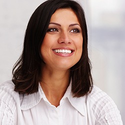 Woman with bright smile