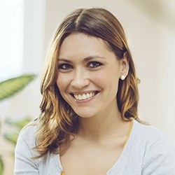 Woman with healthy attractive smile
